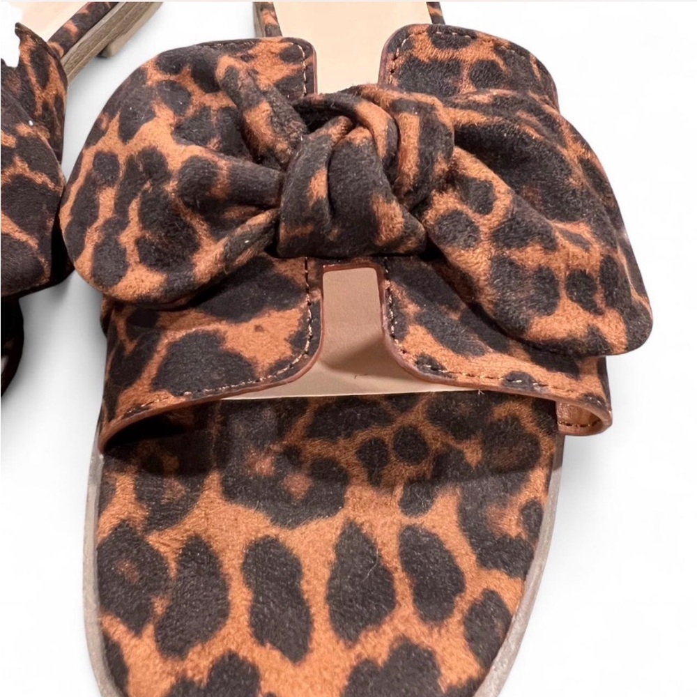 A New Day Women's Brown Leopard Mules - Picture 2 of 3